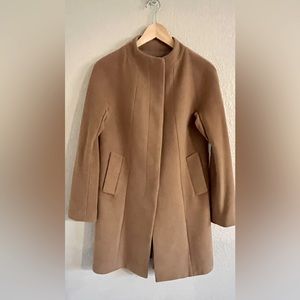 Talbots Wool Cashmere Tan Camel Coat Size 6p